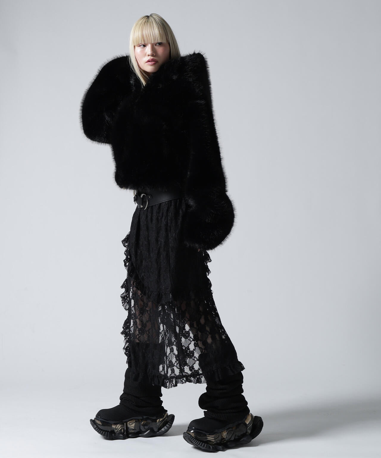 FR(13)NDS/フレンズ/ECO FUR HOOD BLOUSON