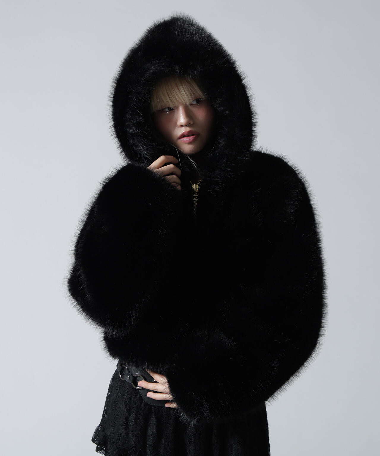 FR(13)NDS/フレンズ/ECO FUR HOOD BLOUSON