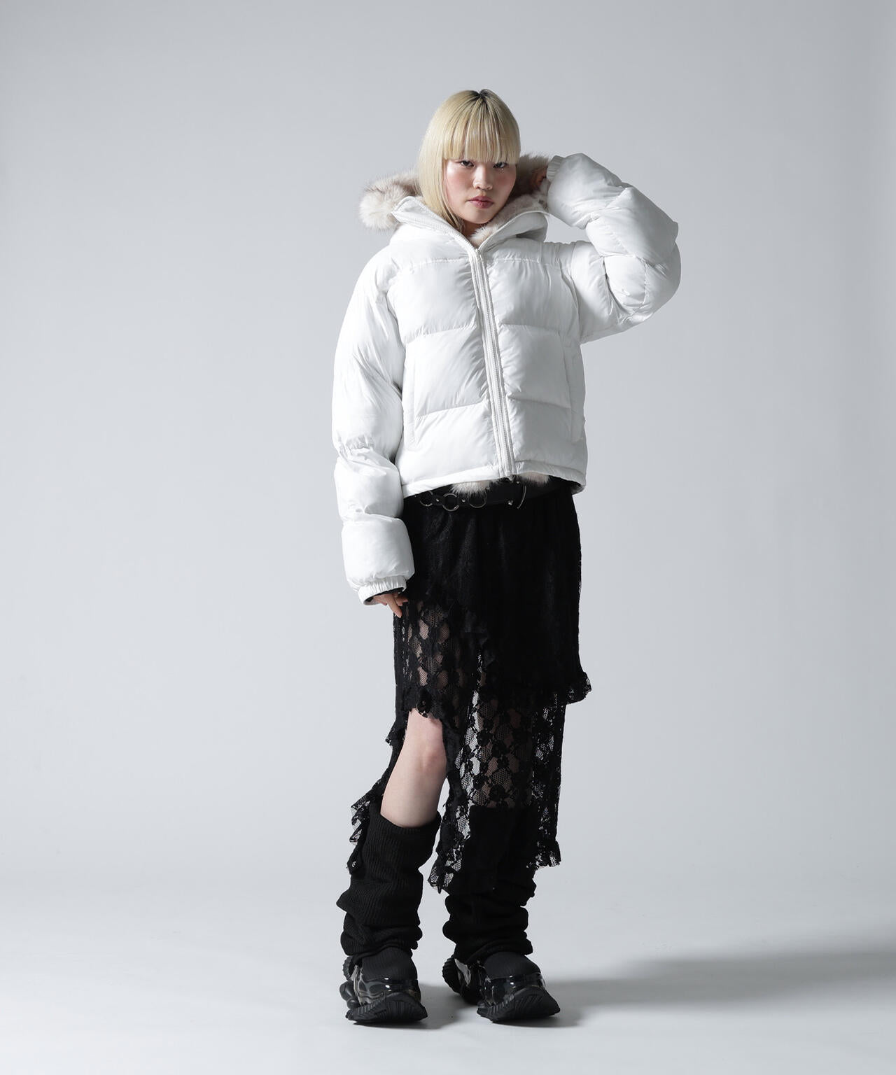 FR(13)NDS/フレンズ/NYLON FUR HOOD BLOUSON