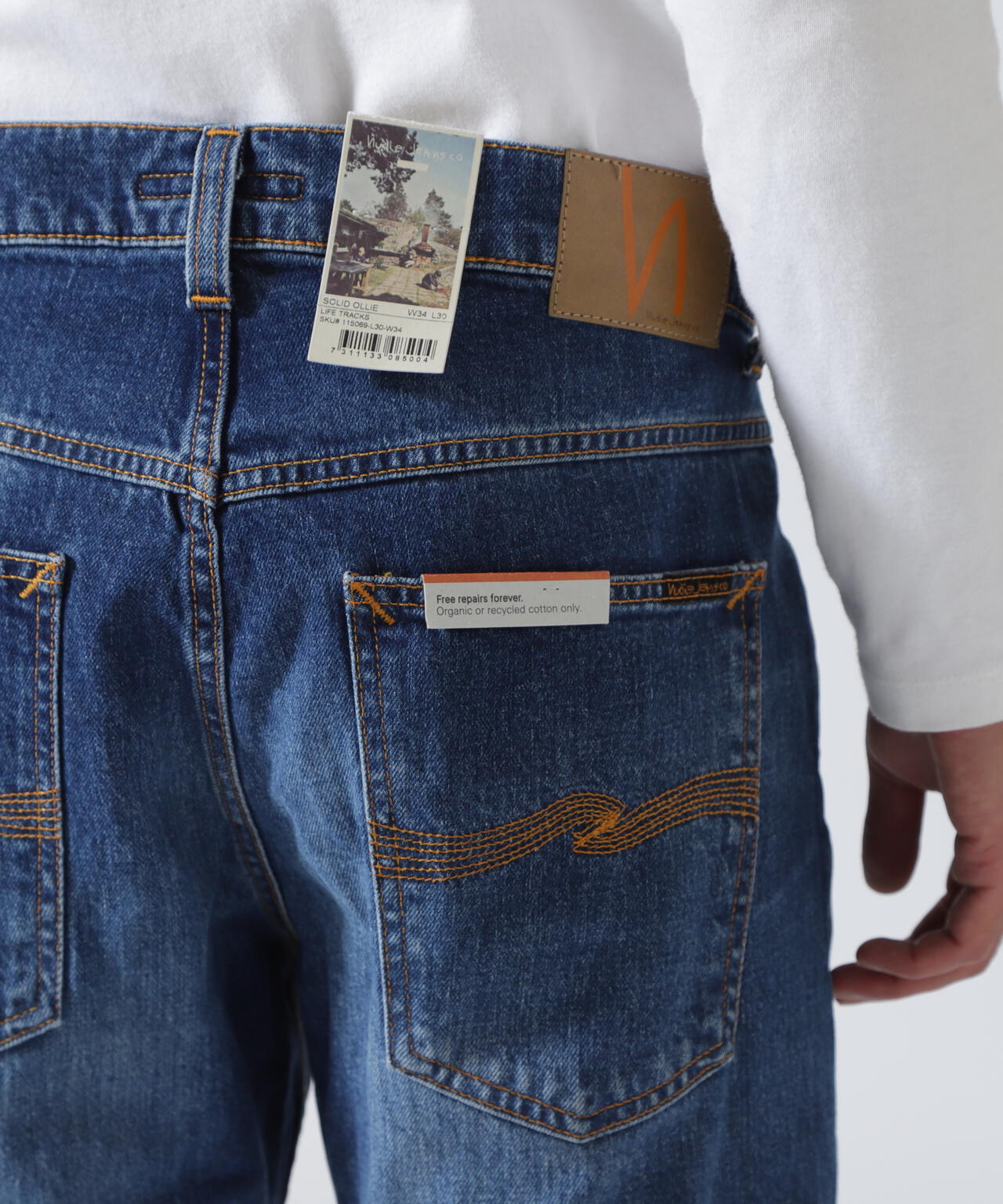 NUDIE JEANS/ヌーディージーンズ/Solid Ollie/Life Tracks