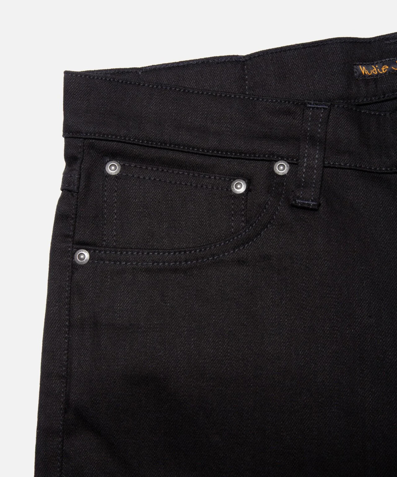 NUDIE JEANS/ヌーディージーンズ/LEAN DEAN /DRY EVER BLACK