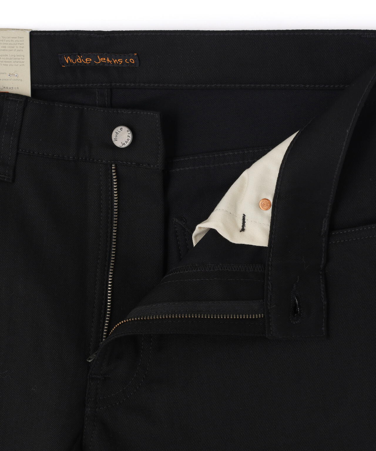 NUDIE JEANS/ヌーディージーンズ/LEAN DEAN /DRY EVER BLACK