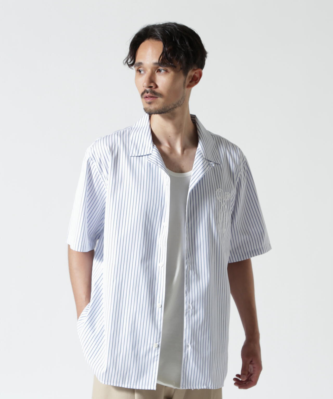 DENHAM/デンハム/SCISSOR PATCH BOWLING SHIRT