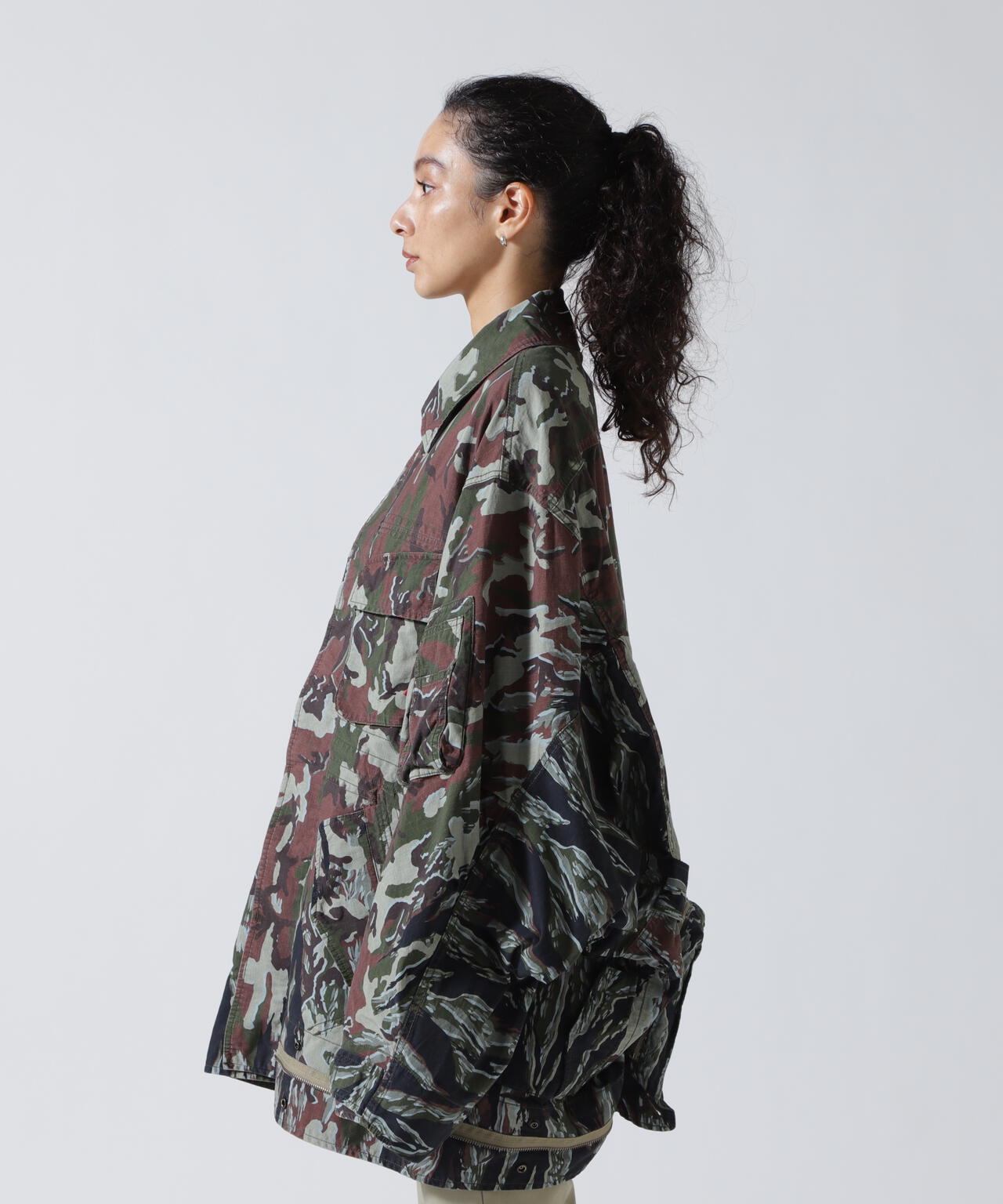 beautiful people×Alpha/double-end camouflage field JK