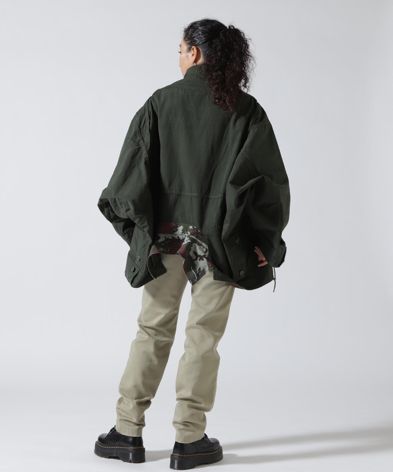 beautiful people×Alpha/double-end camouflage field JK