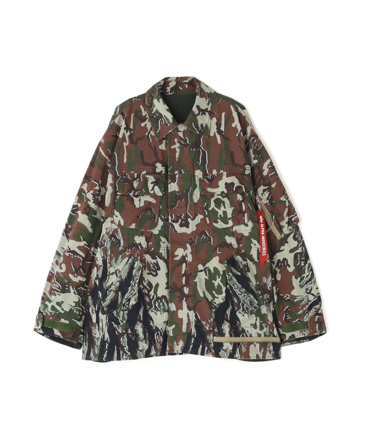 beautiful people×Alpha/double-end camouflage field JK