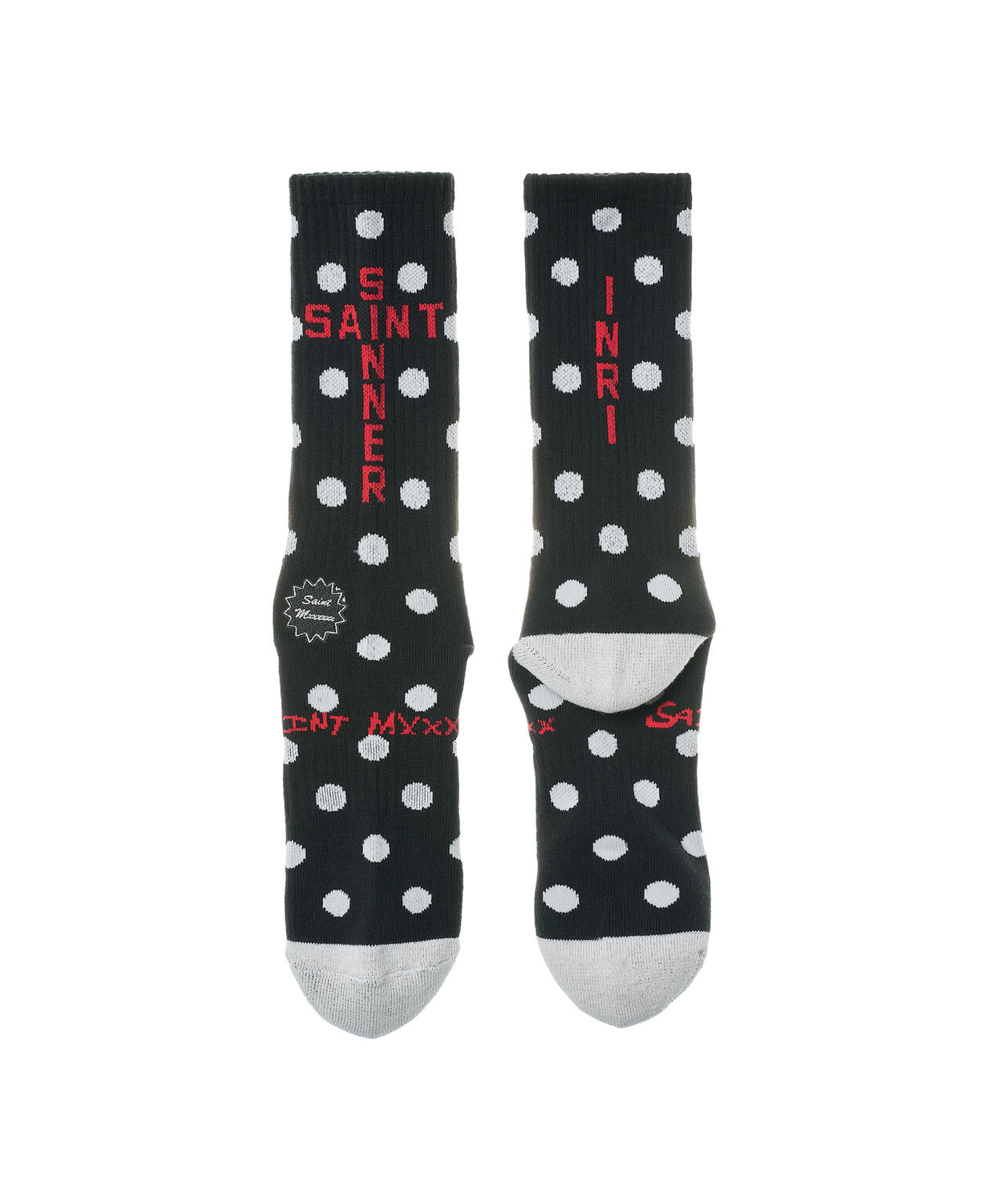 SAINT MICHAEL/セントマイケル/SOCKS/DOT/BLACK