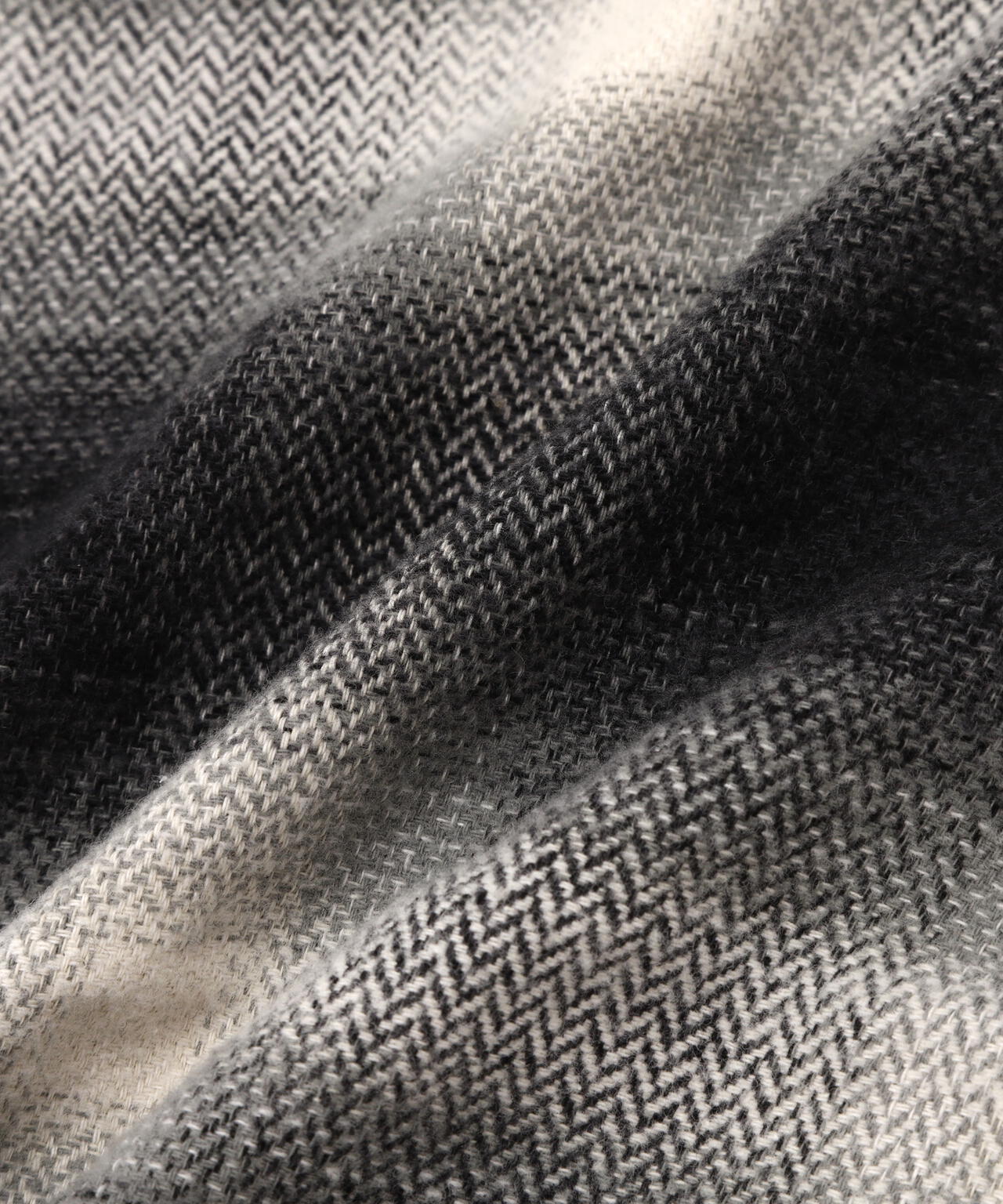 KAMIYA×CA4LA/カミヤ×カシラ/HOODED CHECKED STOLE