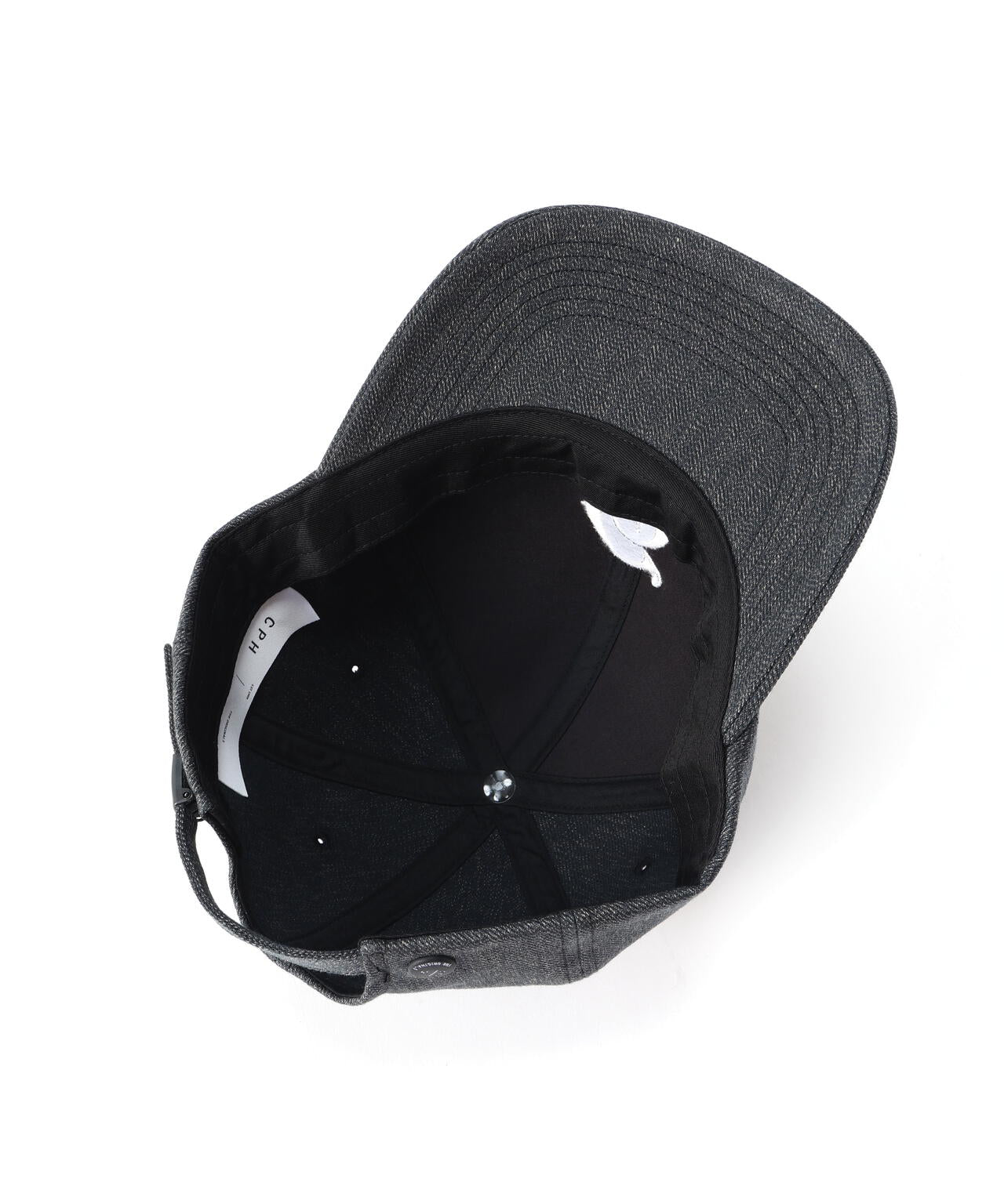 CPH/シーピーエイチ/DEEP 6 PANEL CAP/HEATHER TWILL/BLACK