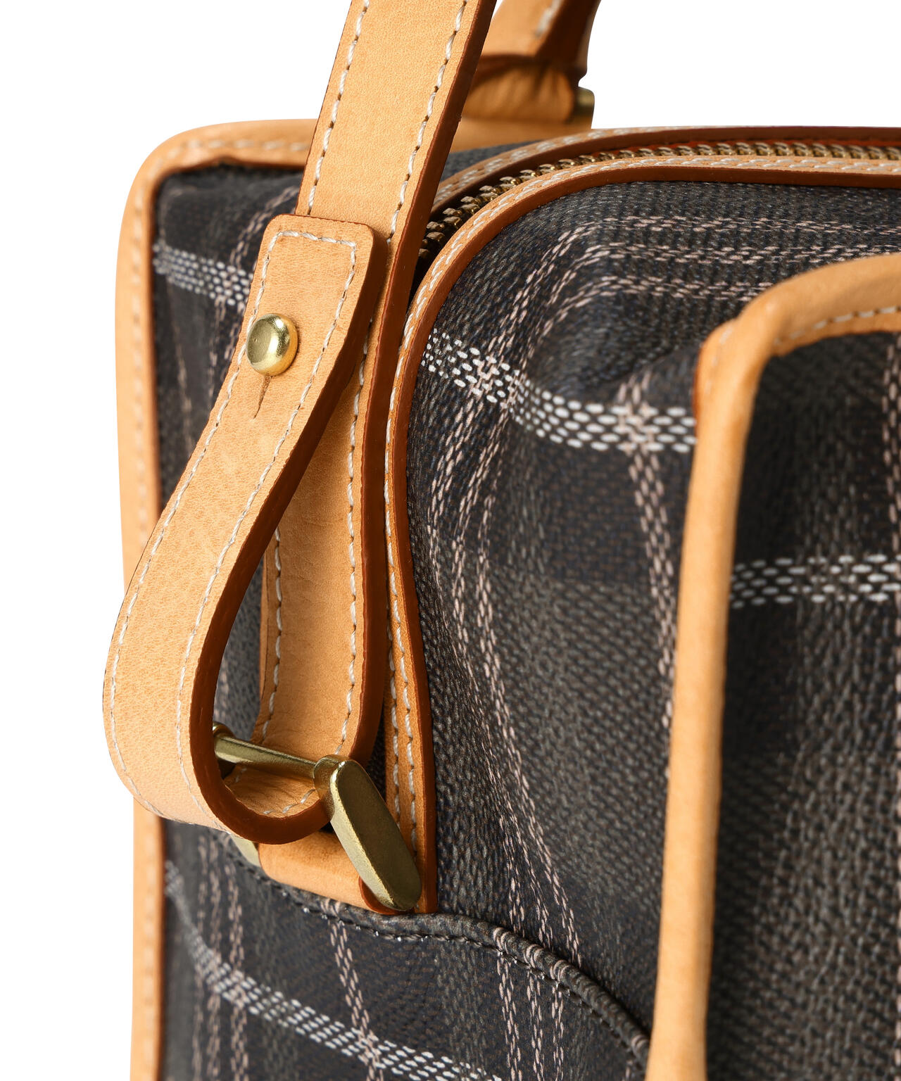 beautiful people/ビューティフルピープル/NOBLE POP PLAID TOTE BAG