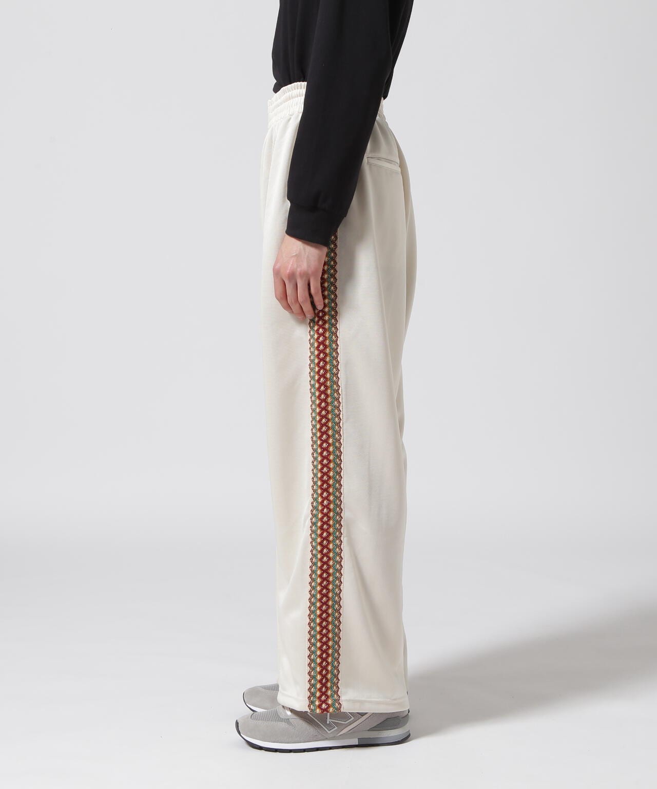 Toironier/トワロニエ/SIDE LINE BAGGY TRACK PANTS