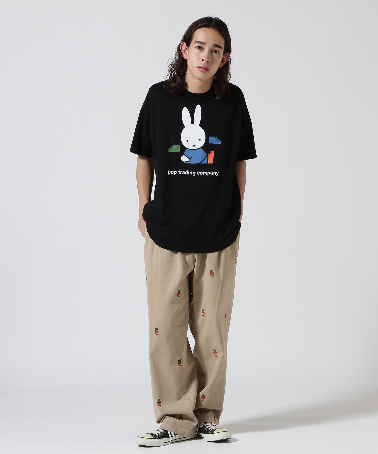 POP TRADING COMPANY/ポップトレーディングカンパニー/Pop & Miffy Footwear T-Shirt