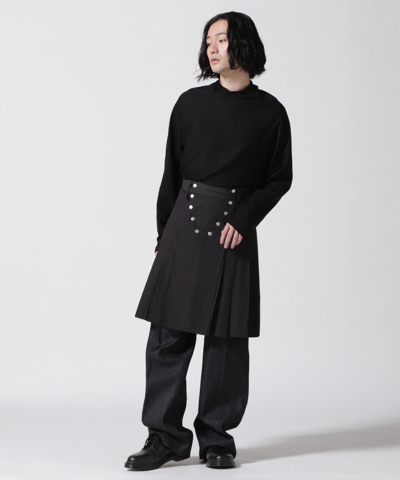 BIBLIOTHERK/ビブリオテーク/GERMAN PLEATED SKIRT