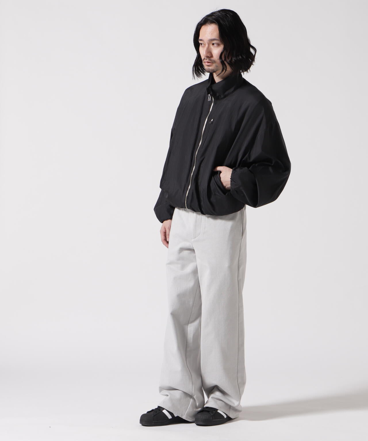 BIBLIOTHERK/ビブリオテーク/DRAPED TRACK SUIT