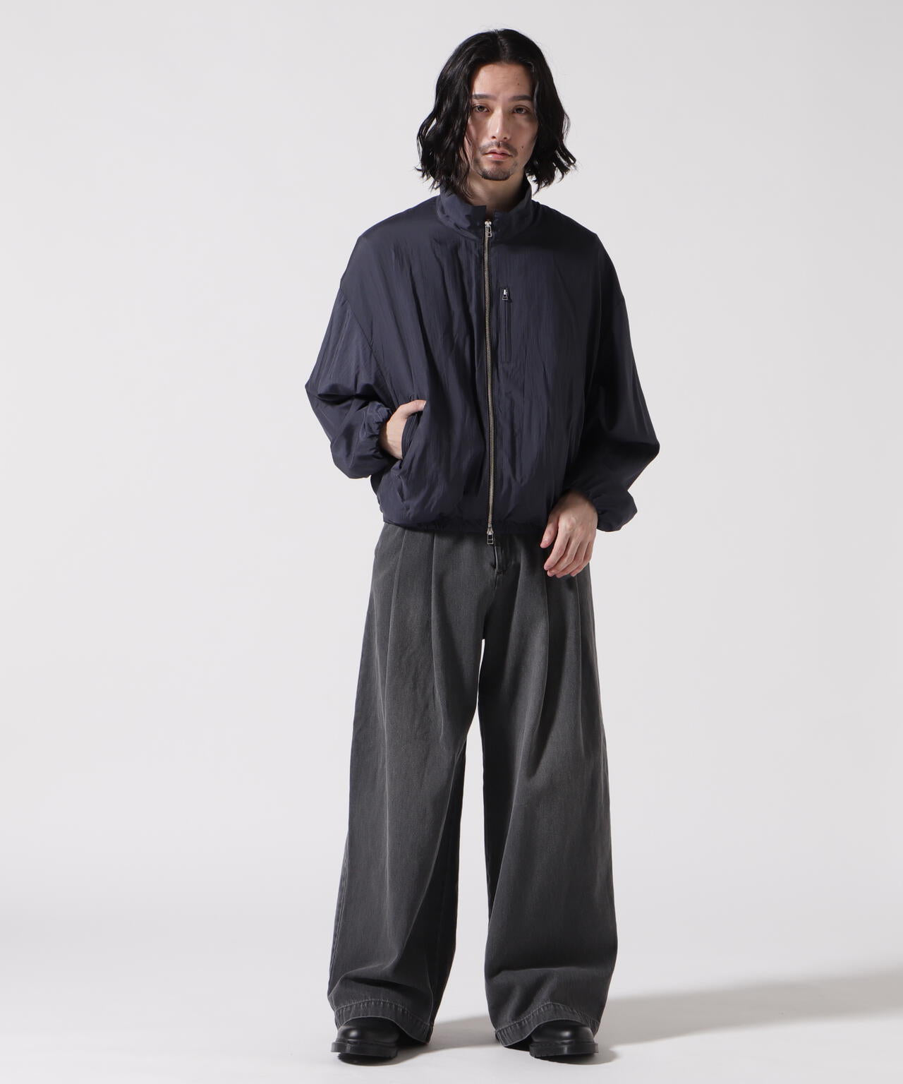 BIBLIOTHERK/ビブリオテーク/DRAPED TRACK SUIT