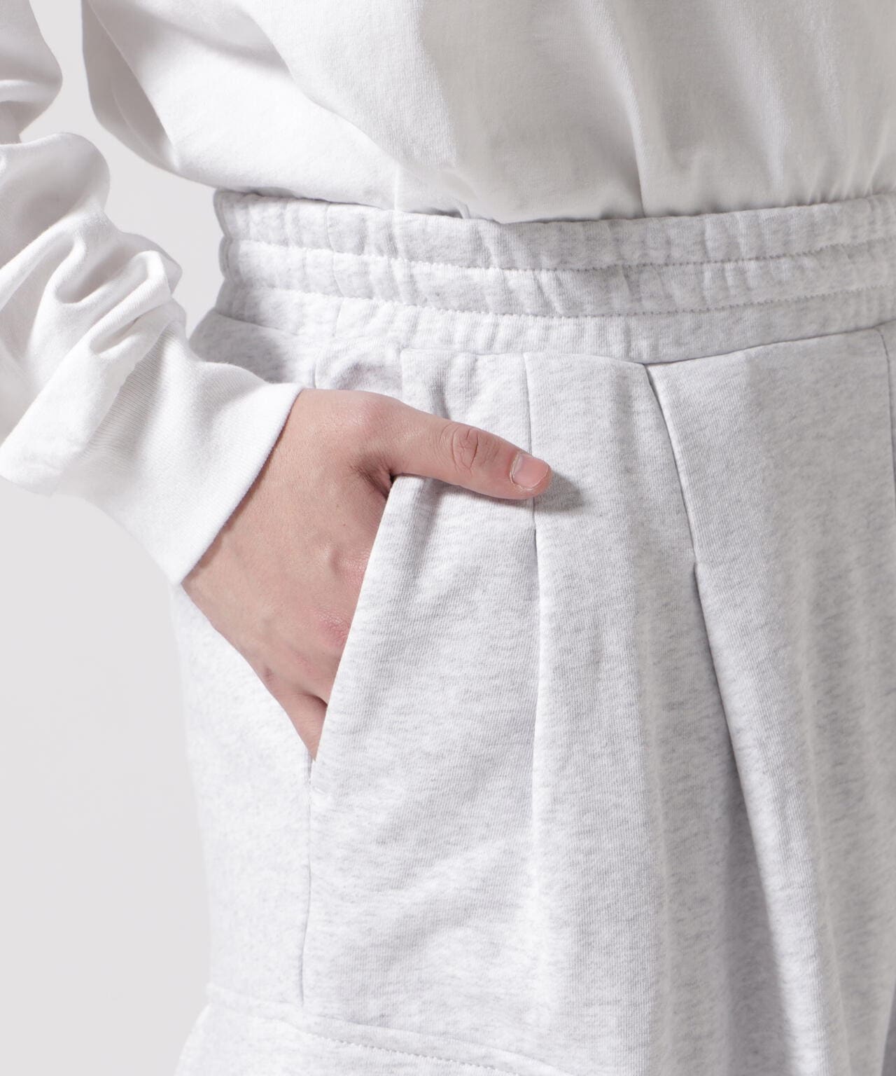 Toironier/トワロニエ/"2Tuck Sweat Cargo Pants"