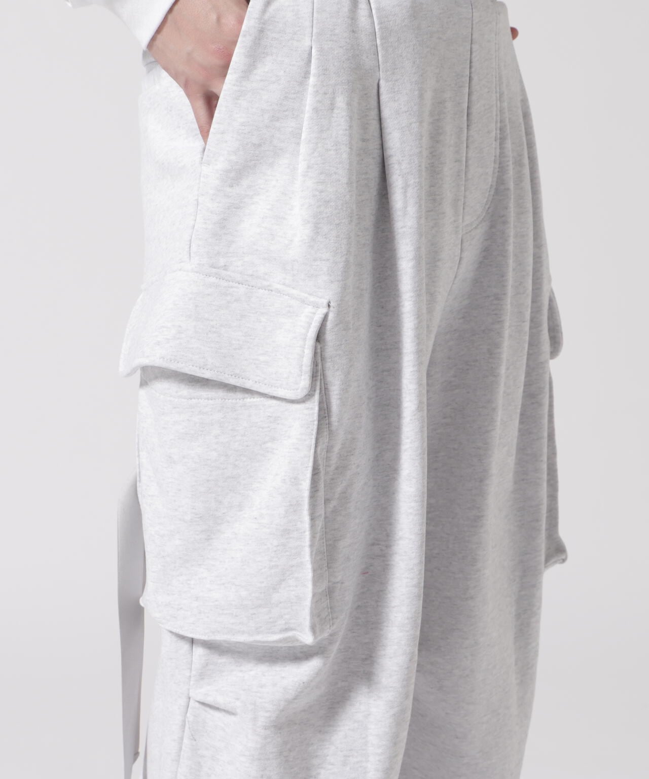 Toironier/トワロニエ/"2Tuck Sweat Cargo Pants"