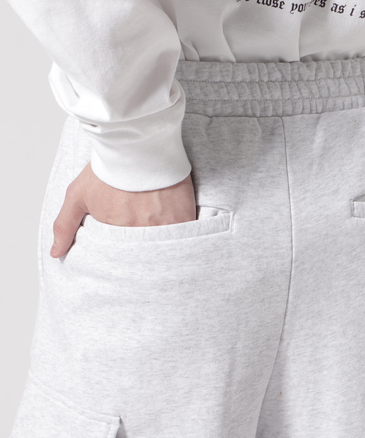 Toironier/トワロニエ/"2Tuck Sweat Cargo Pants"
