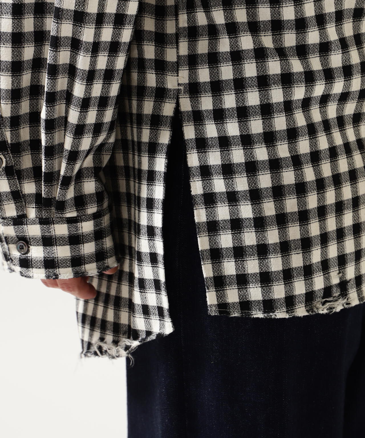 ANCELLM/アンセルム/ C/R CHECK OVER SHIRT/ANCSH55