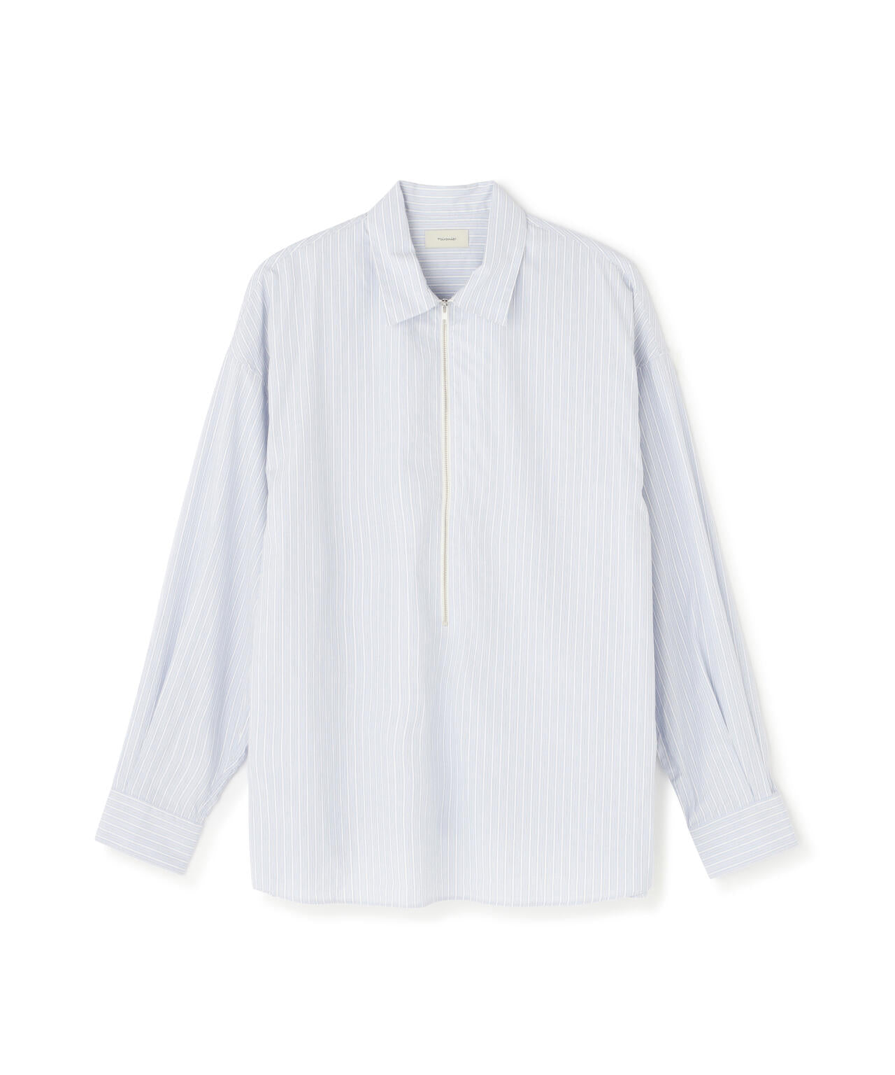 Toironier/トワロニエ/Stripe Half-Zip Shirt