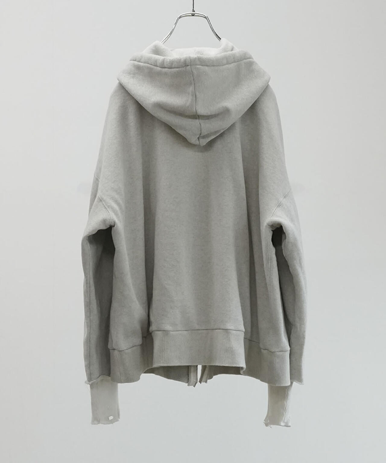 ANCELLM/アンセルム/LAYERED ZIP－UP HOODIE EX