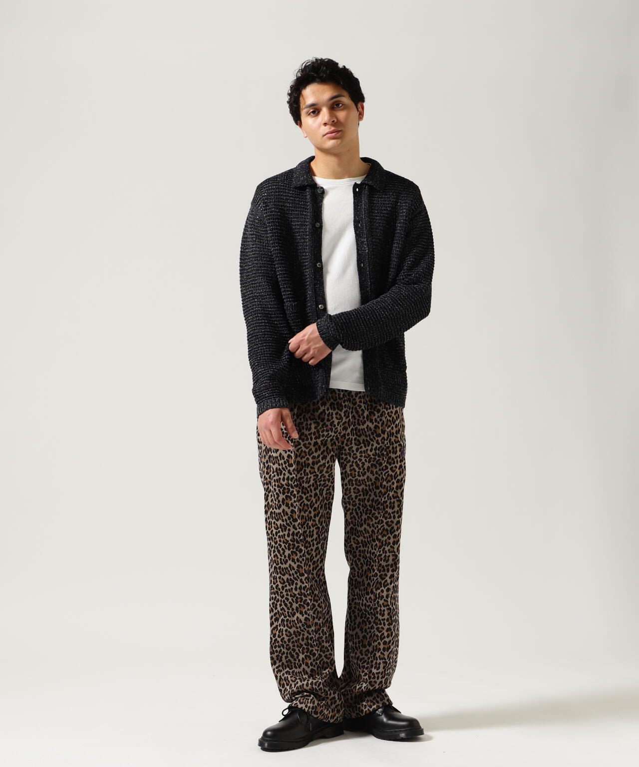 YOKE / ヨーク / MESH KNITTED SHIRT CARDIGAN