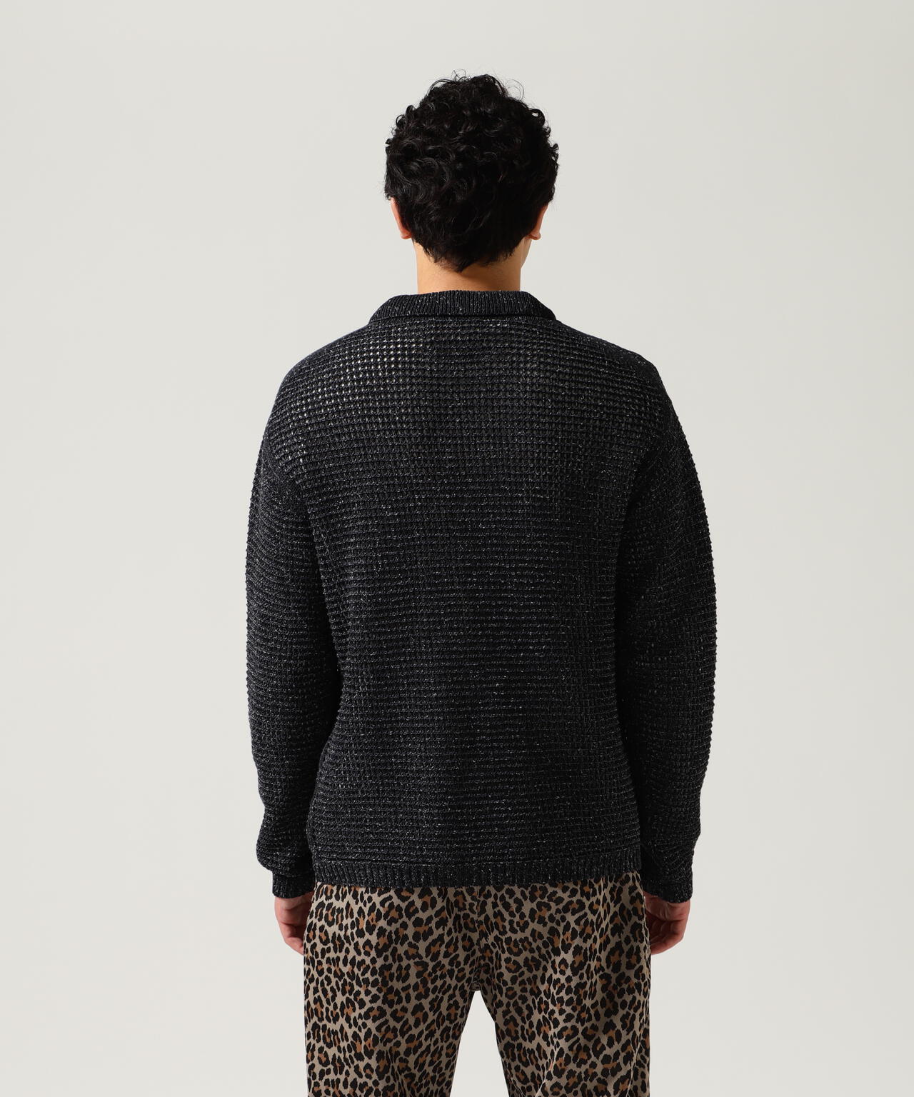YOKE / ヨーク / MESH KNITTED SHIRT CARDIGAN