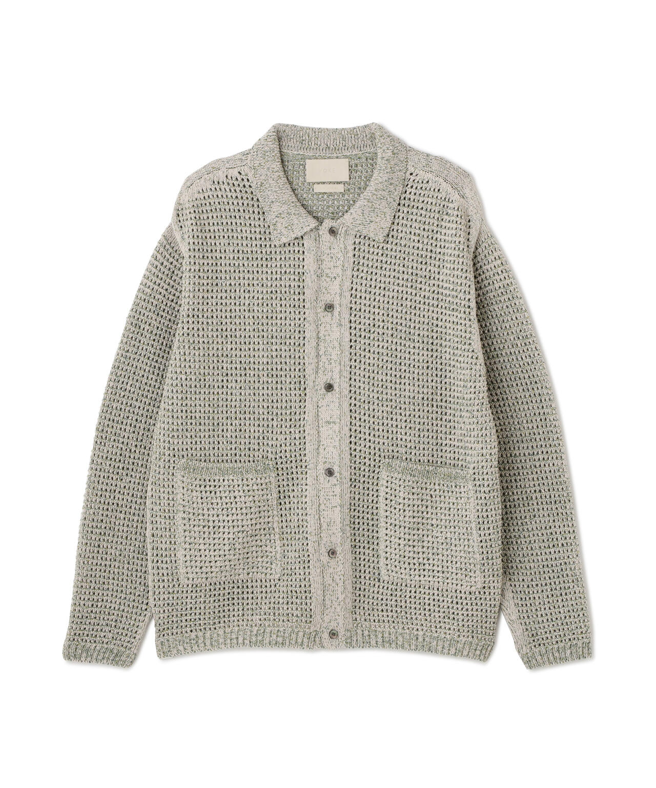 YOKE / ヨーク / MESH KNITTED SHIRT CARDIGAN