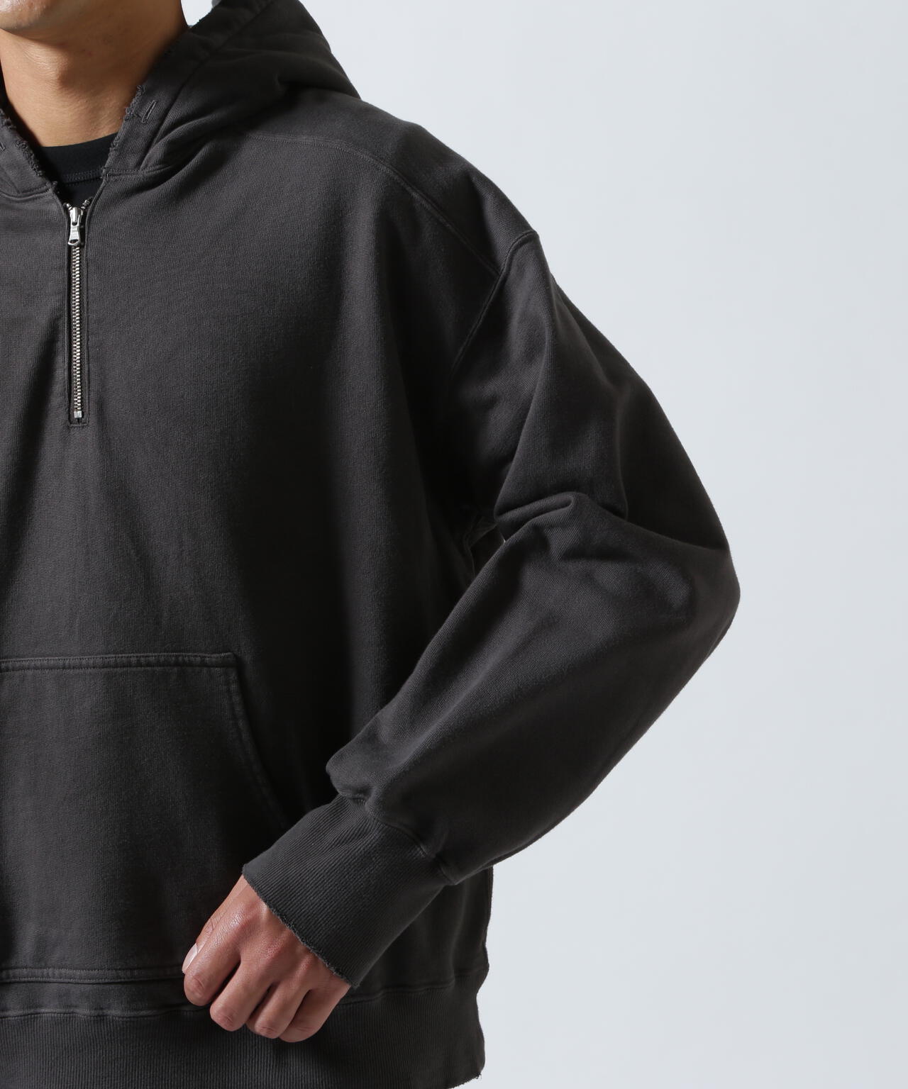 ANCELLM/アンセルム/HALF ZIP HOODIE
