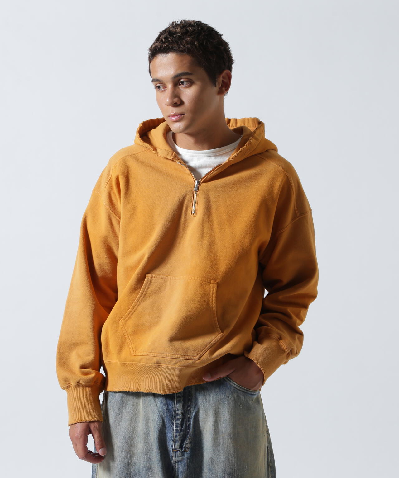 ANCELLM/アンセルム/HALF ZIP HOODIE