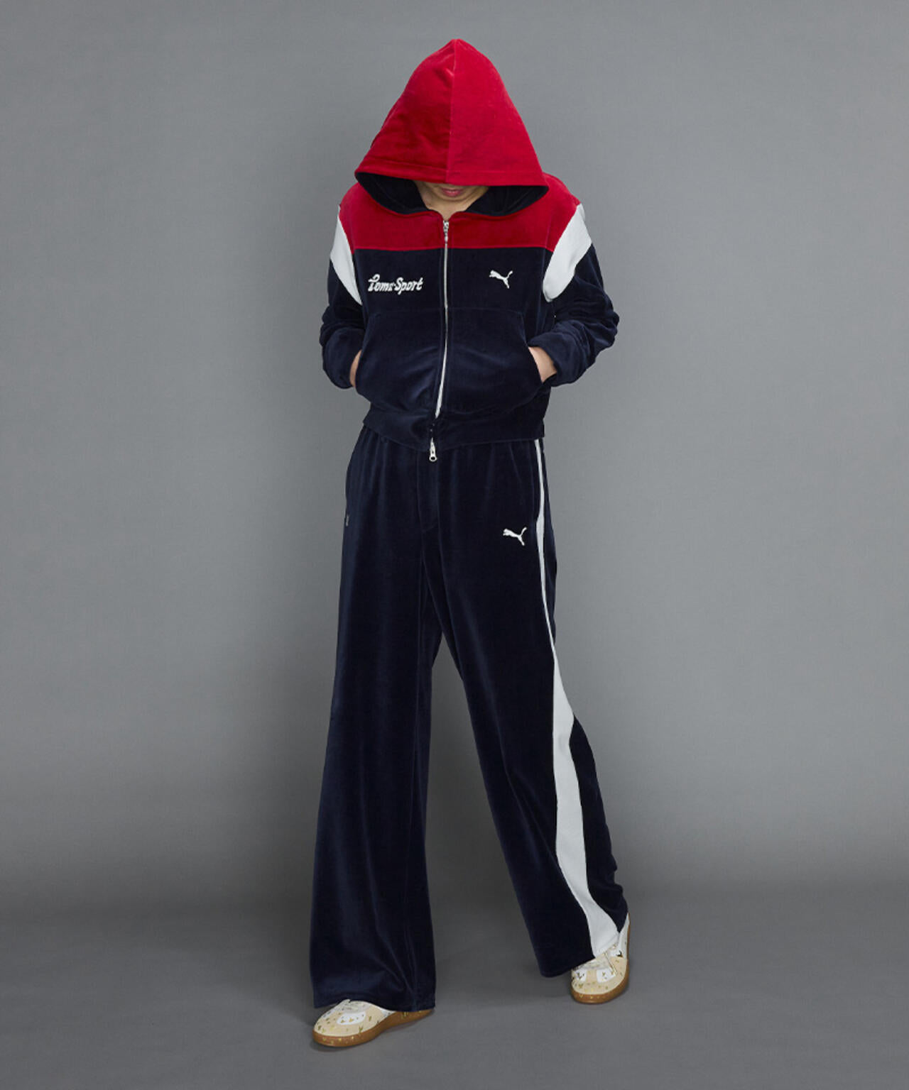 PUMA×MASU/プーマ×エムエーエスユー/T7 SHORT TRACK HOODIE