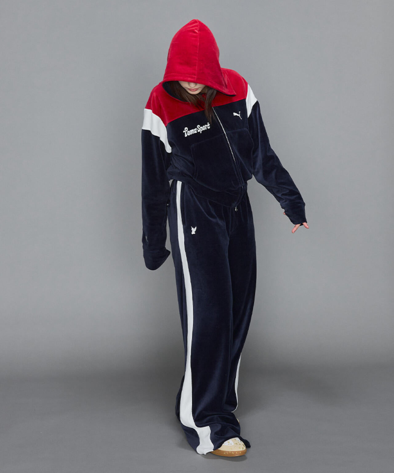 PUMA×MASU/プーマ×エムエーエスユー/T7 SHORT TRACK HOODIE