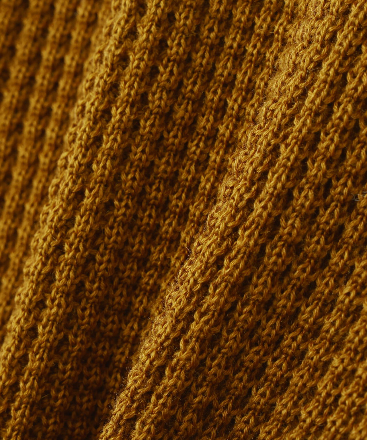 Toironier/トワロニエ/Zip Waffle Knit Hoodie