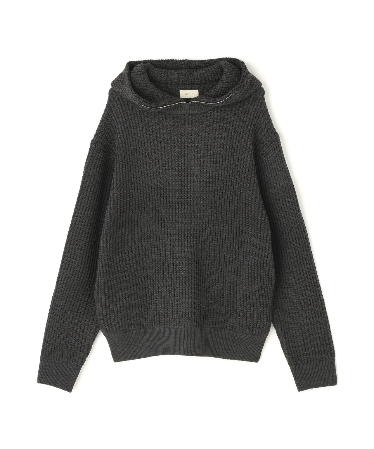 Toironier/トワロニエ/Zip Waffle Knit Hoodie