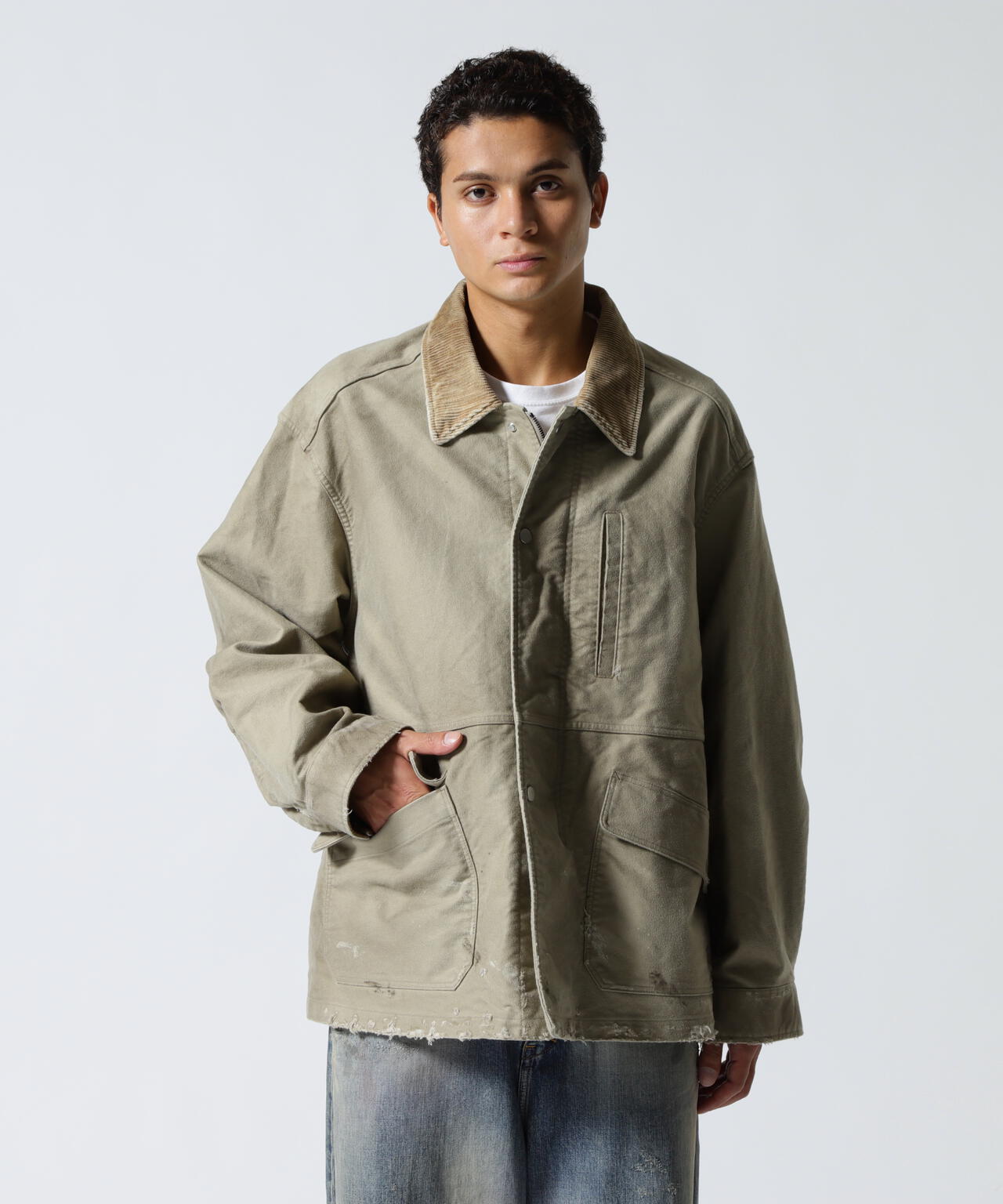 ANCELLM/アンセルム/MOLESKIN WORK JACKET