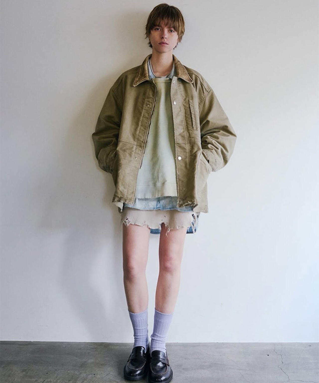 ANCELLM/アンセルム/MOLESKIN WORK JACKET