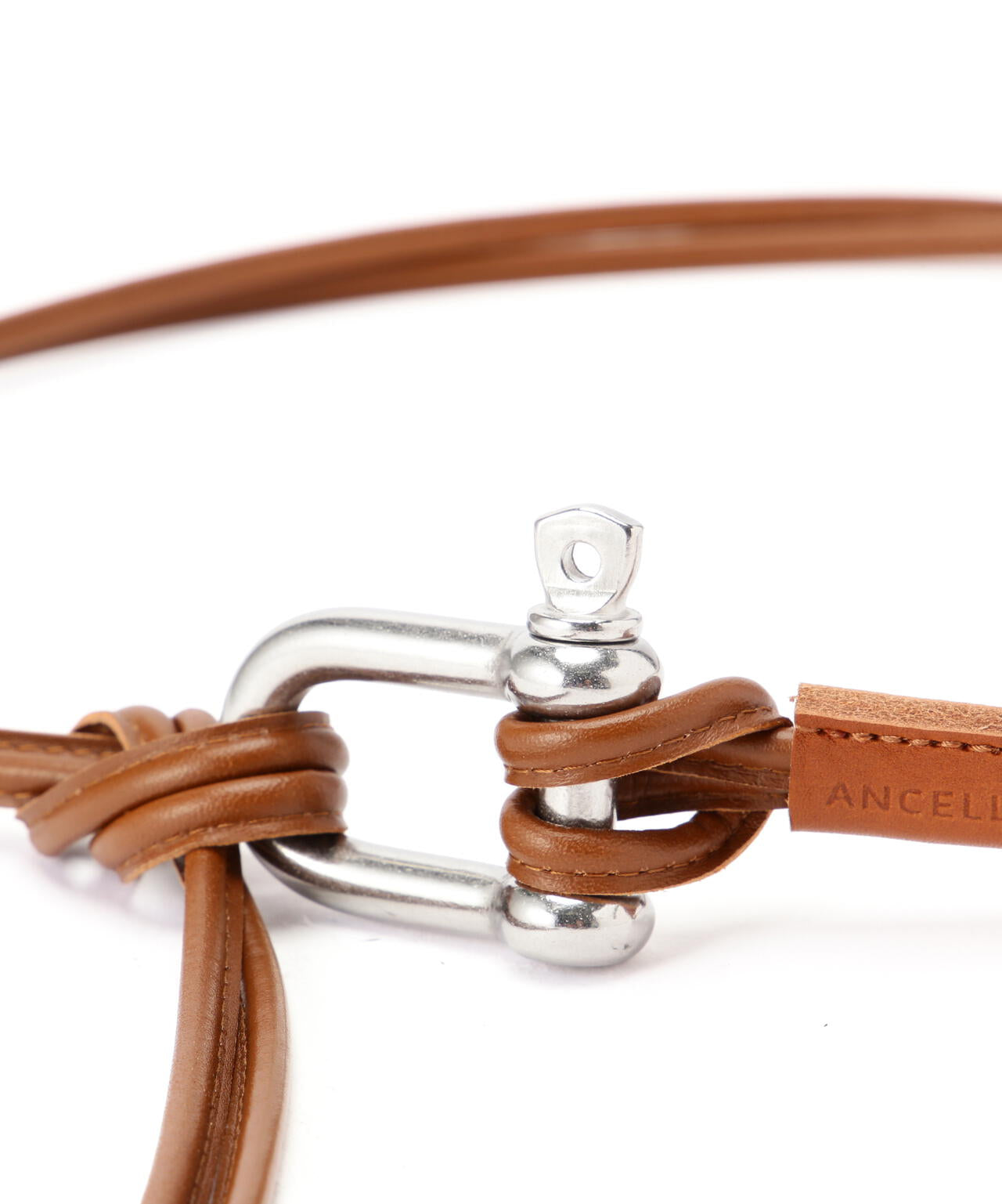 ANCELLM/アンセルム/LEATHER ROPE BELT