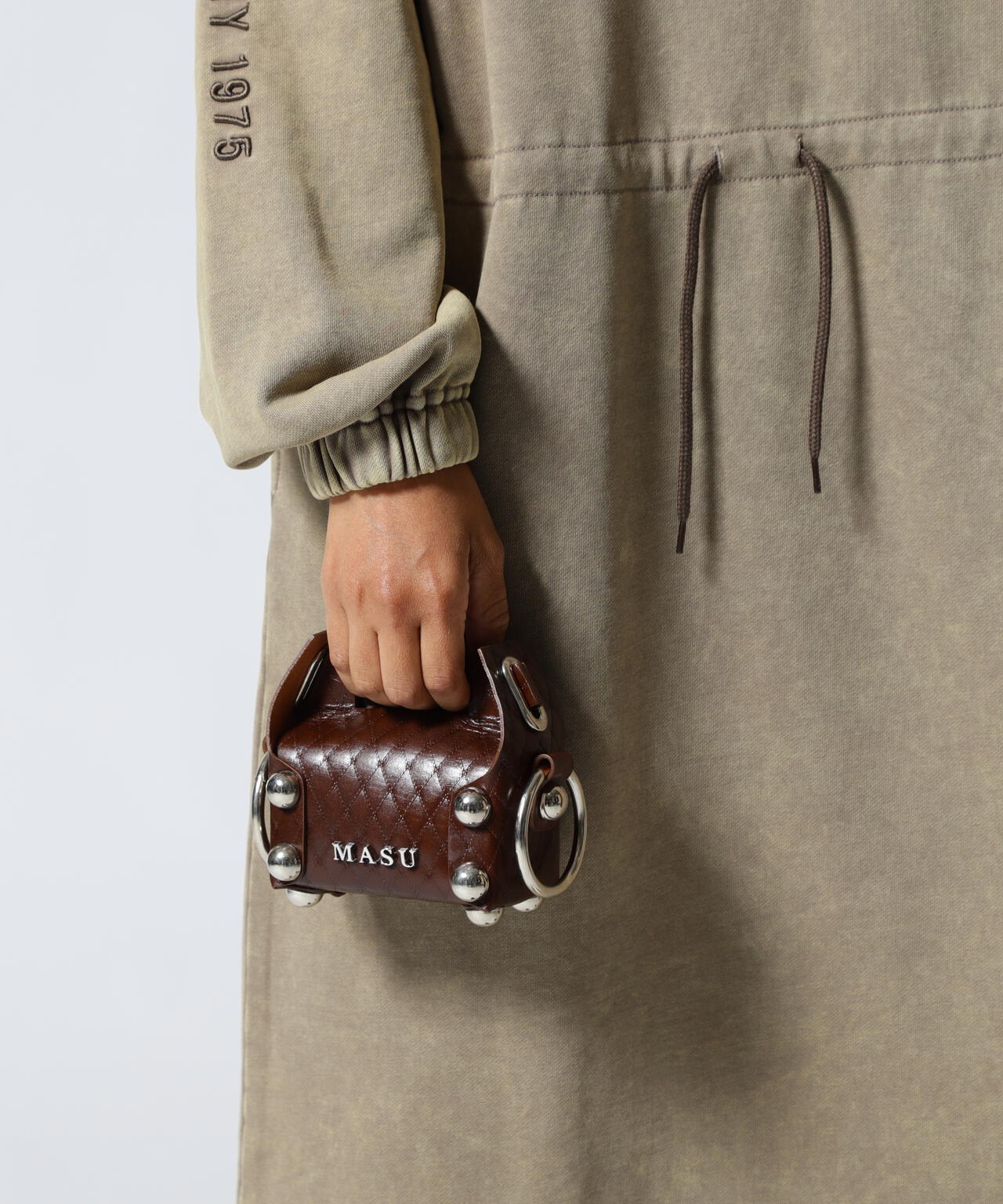 MASU/エムエーエスユー/LEATHER CAKE BAG PETIT/M25F9OJ007