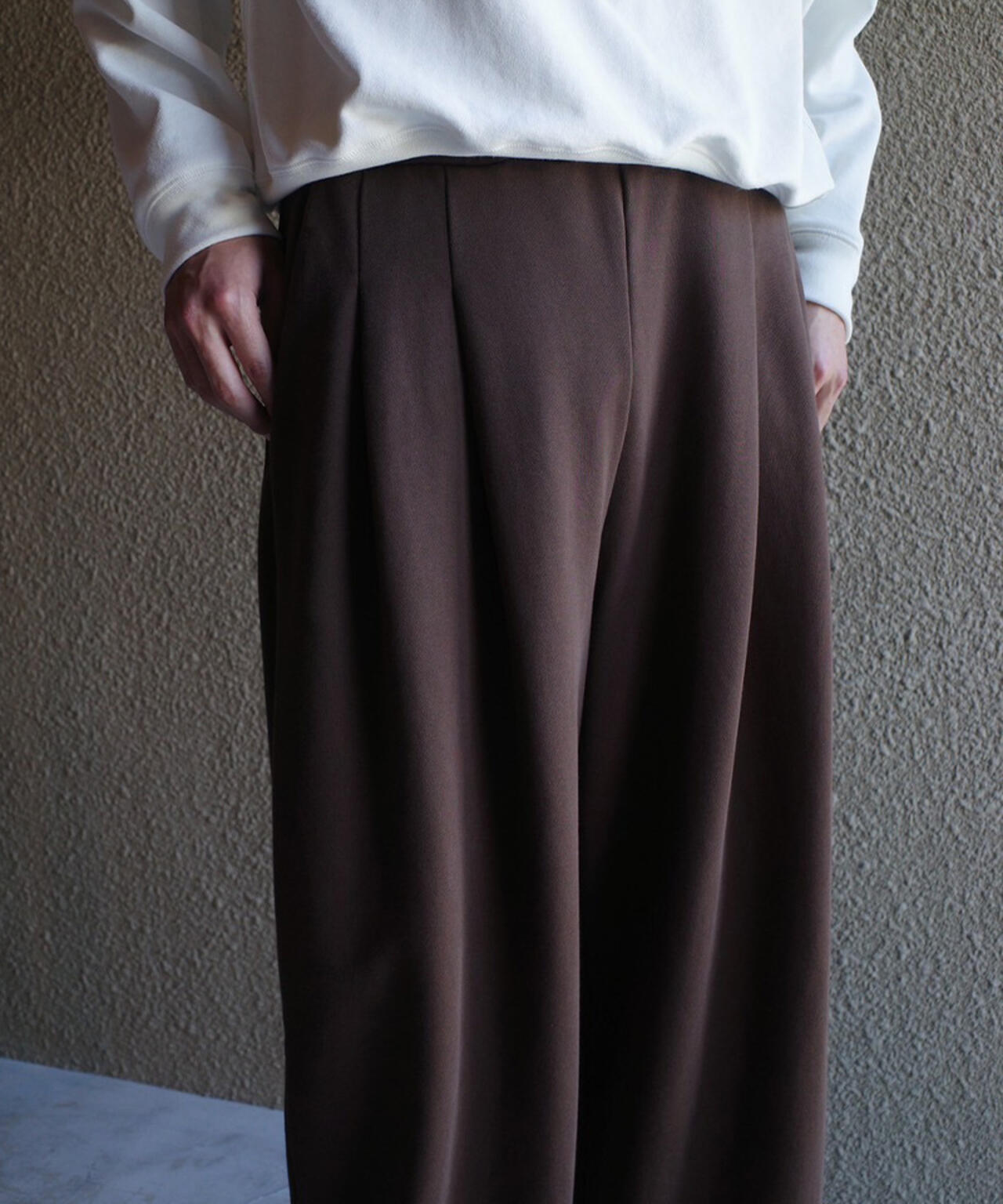 Toironier/トワロニエ/2Tuck Sweat Pants