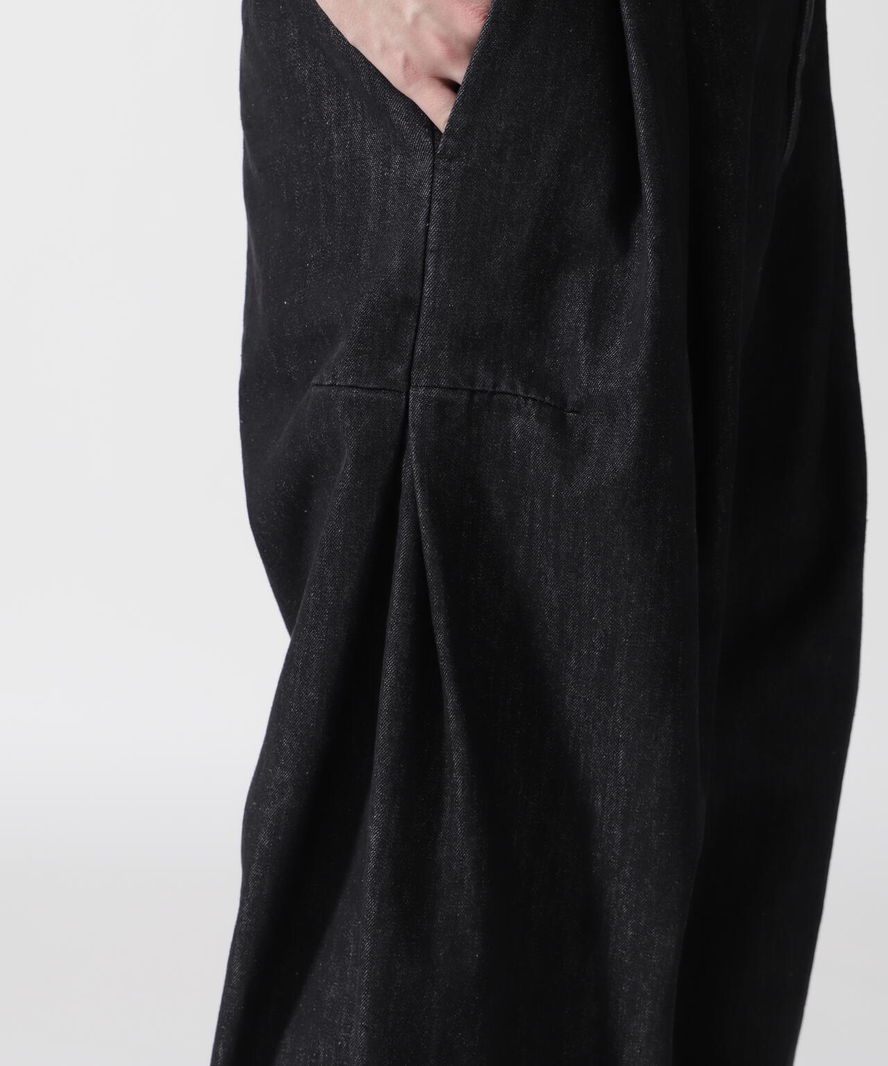 Toironier/トワロニエ/Denim 2Tuck Side Tuck Pants