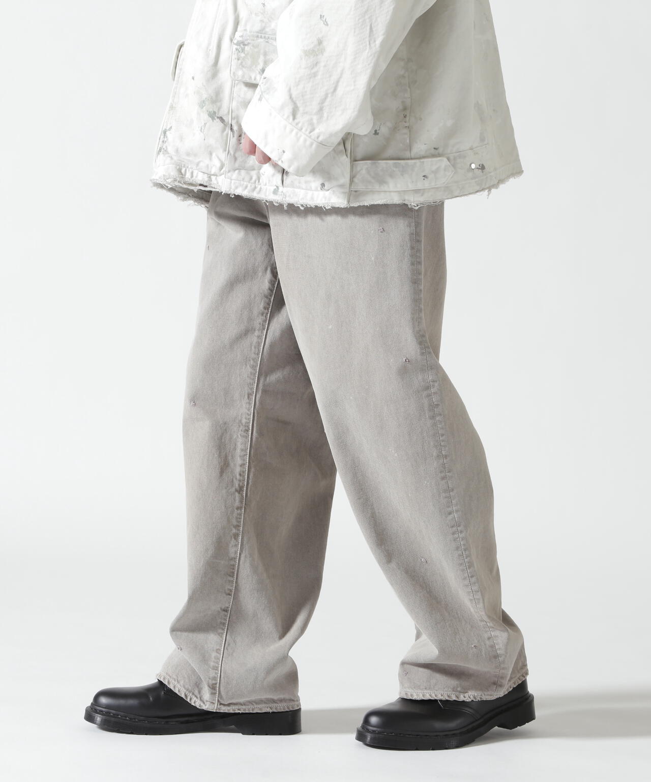 ANCELLM/アンセルム/AGING MIDDLE STRAIGHT 5P DENIM/ANC-PT121-A