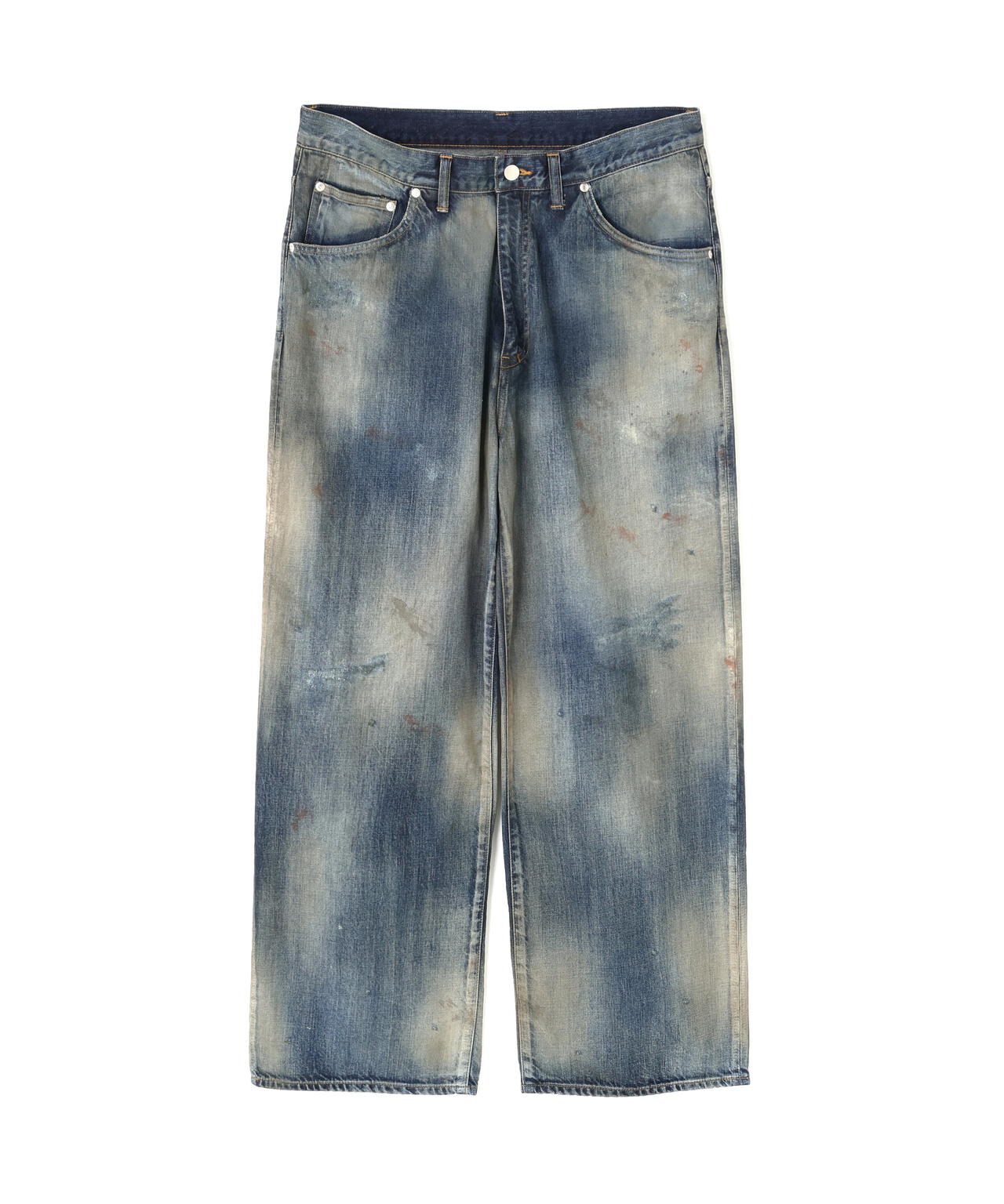 ANCELLM/アンセルム/AGING MIDDLE STRAIGHT 5P DENIM/ANC-PT121-A
