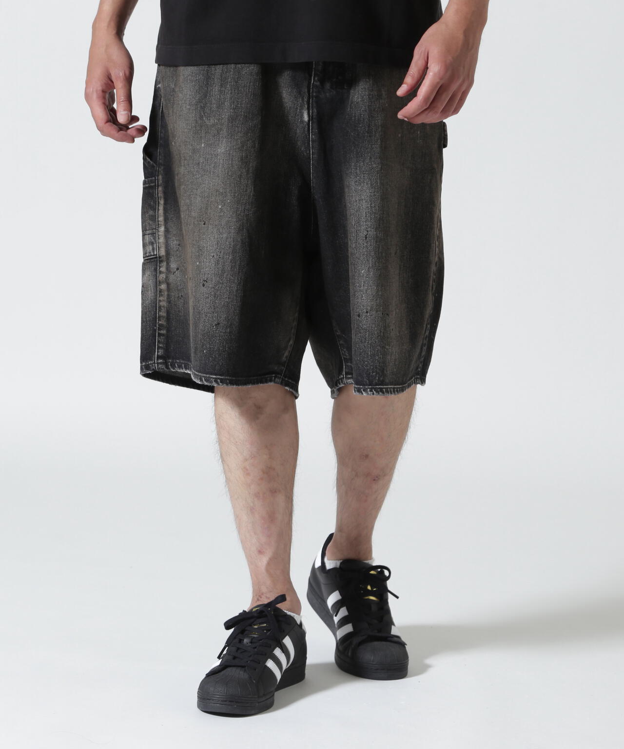 ANCELLM/アンセルム/DENIM PAINTER SHORTS/ANC-PT149-A