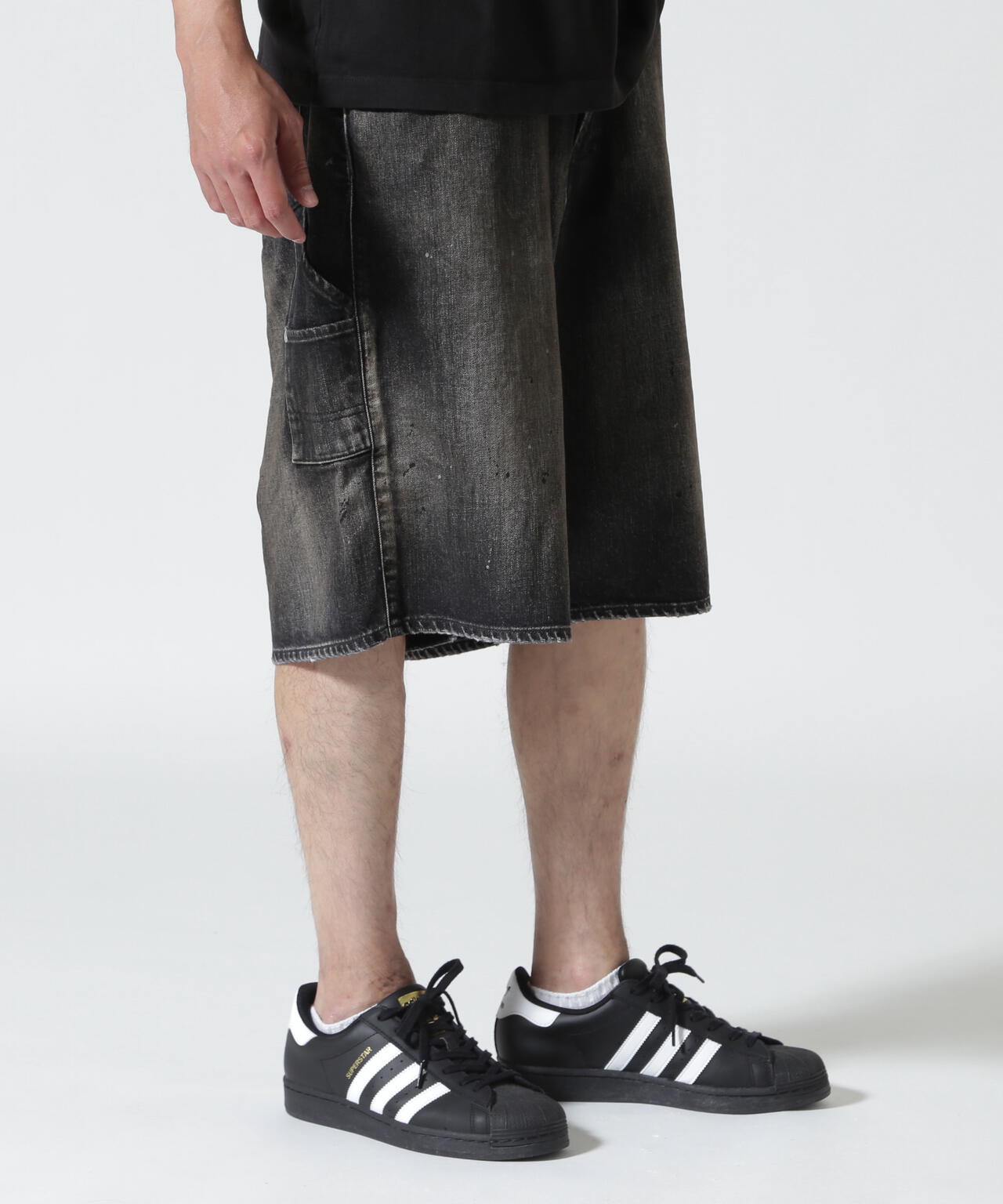 ANCELLM/アンセルム/DENIM PAINTER SHORTS/ANC-PT149-A