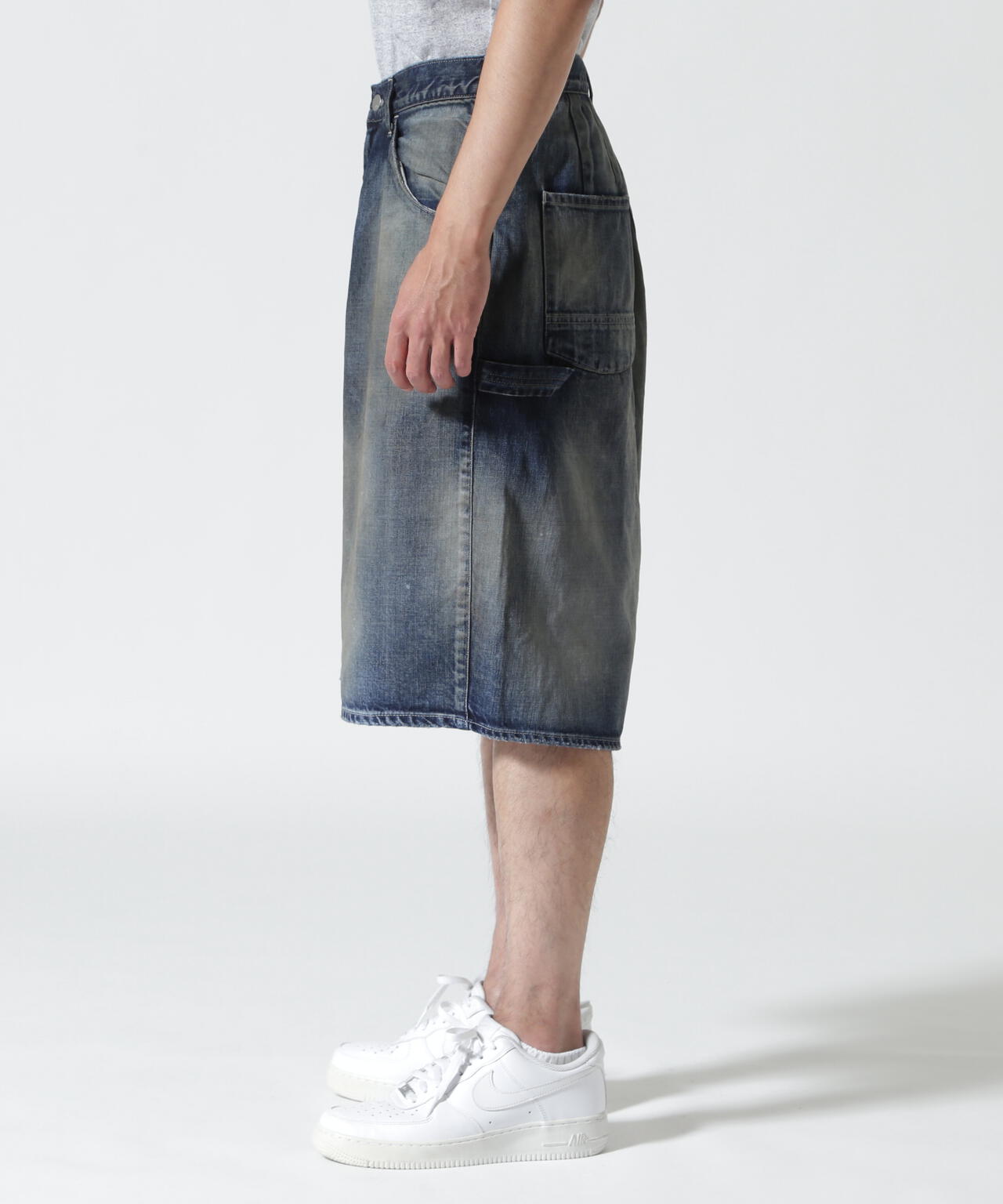 ANCELLM/アンセルム/DENIM PAINTER SHORTS/ANC-PT149-A