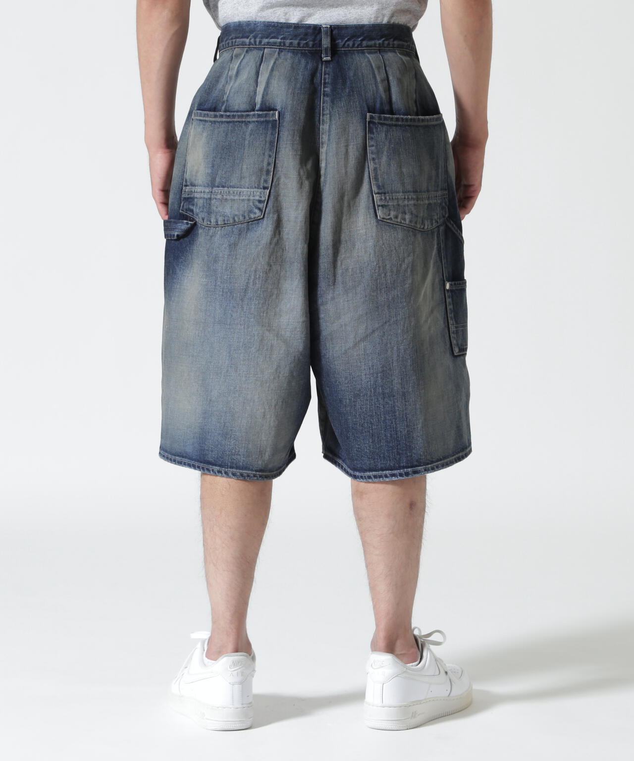ANCELLM/アンセルム/DENIM PAINTER SHORTS/ANC-PT149-A