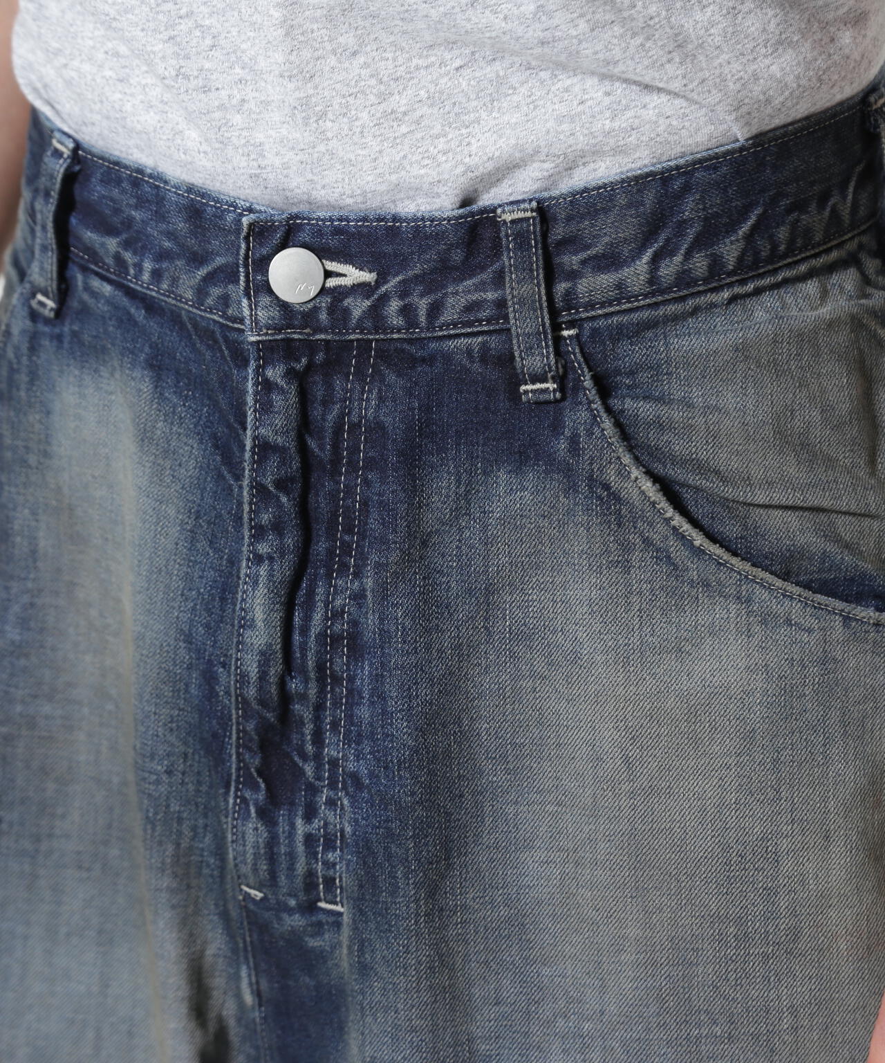 ANCELLM/アンセルム/DENIM PAINTER SHORTS/ANC-PT149-A