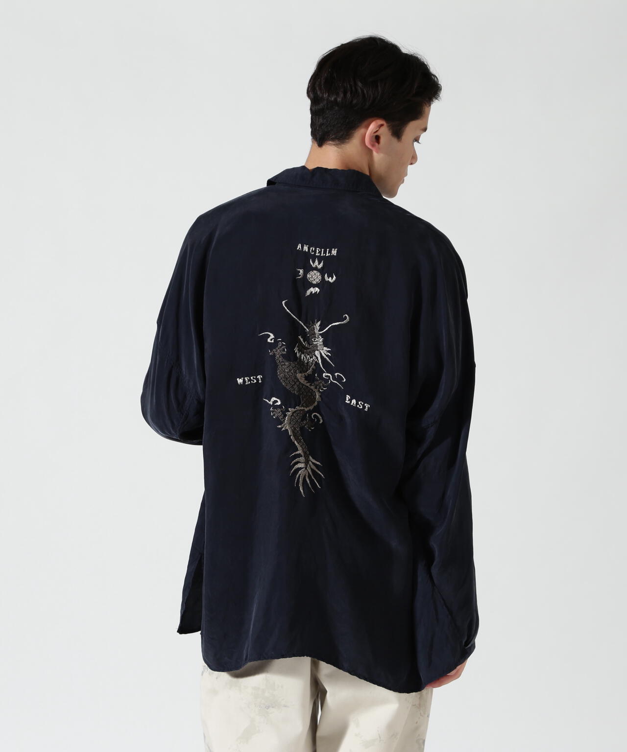 ANCELLM/アンセルム/EMBROIDERED SOUVENIR SHIRT/ANC-SH78
