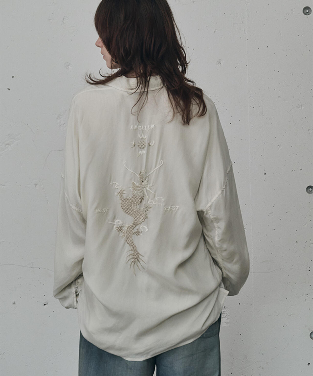 ANCELLM/アンセルム/EMBROIDERED SOUVENIR SHIRT/ANC-SH78