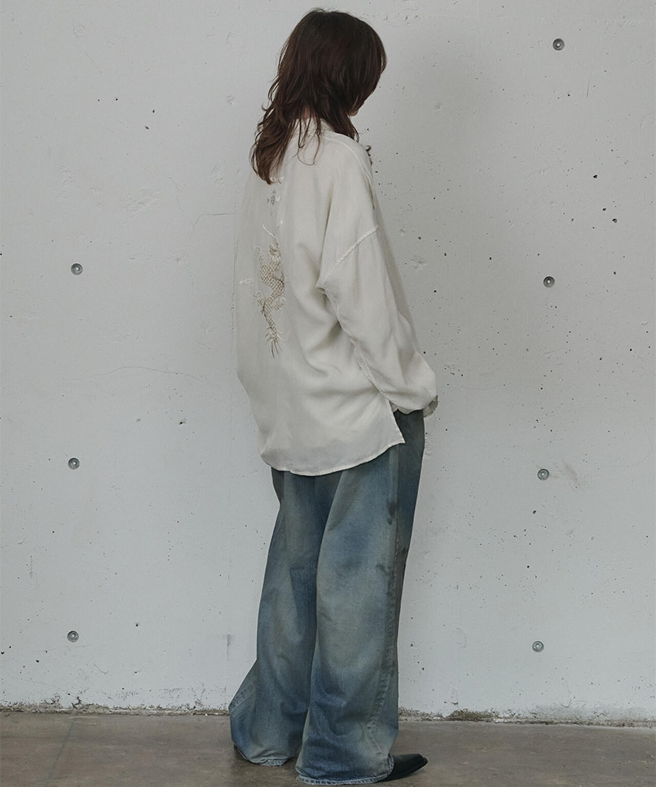 ANCELLM/アンセルム/EMBROIDERED SOUVENIR SHIRT/ANC-SH78